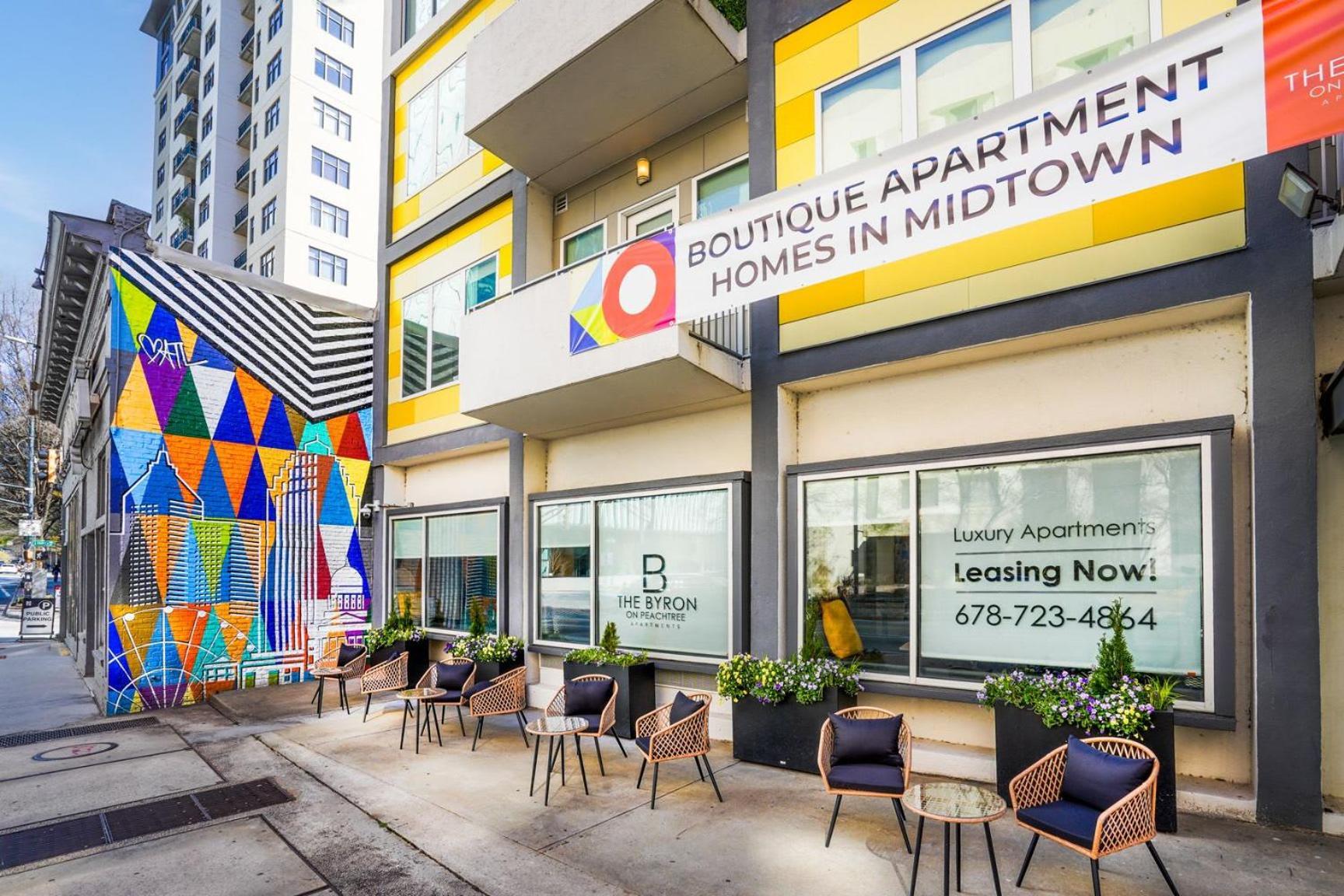 Stylish City Living Apartments With Free Parking In Midtown Atlanta Exterior photo